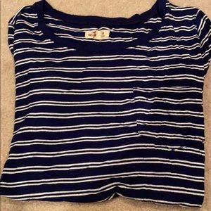 🚫SOLD Striped Hollister T shirt